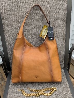Cavalcanti Italian Leather Hobo (Cuoio Burnished) NWT